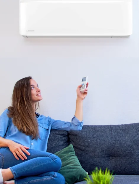 Mitsubishi Klimaanlage an der Wand 2